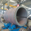 Diameter Besar Paip Keluli Dikimpal Jahitan Lurus Berdinding Tebal