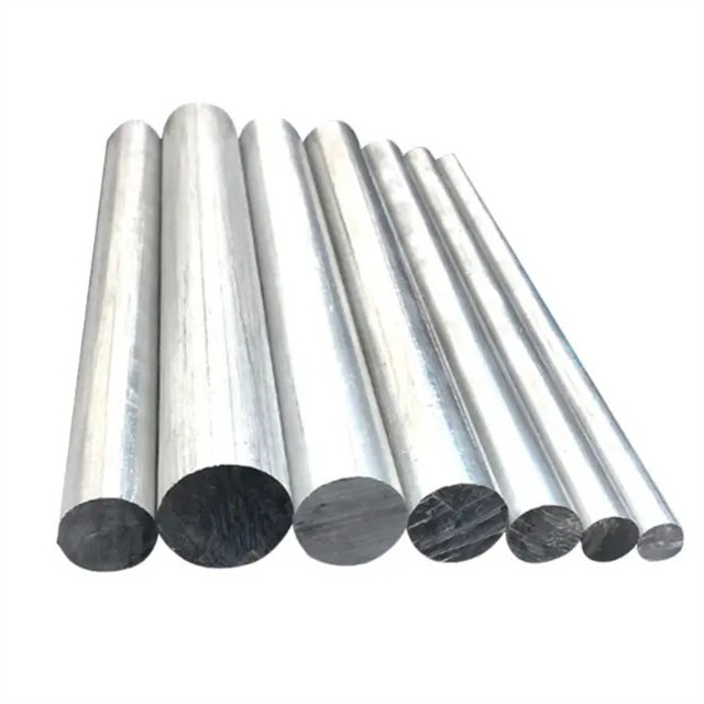 1060 2024 5052 6061 6063 6082 7075 T5 T6 T651 Bar Rod Bulat Aloi Aluminium Dilukis Sejuk